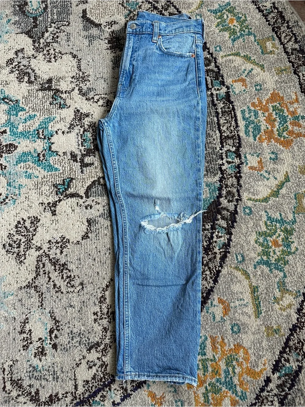GAP Cheeky Straight Leg Jeans Sky High Waist / 29S - Picture 3 of 4